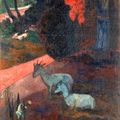 Поль Гоген - Пейзаж с двумя козами
